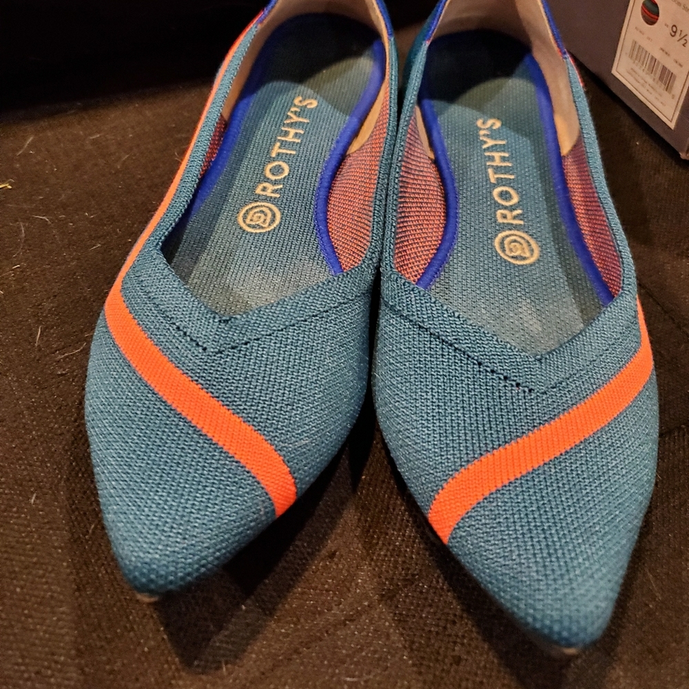 EEUC Teal Neon Stripe sz 10 point